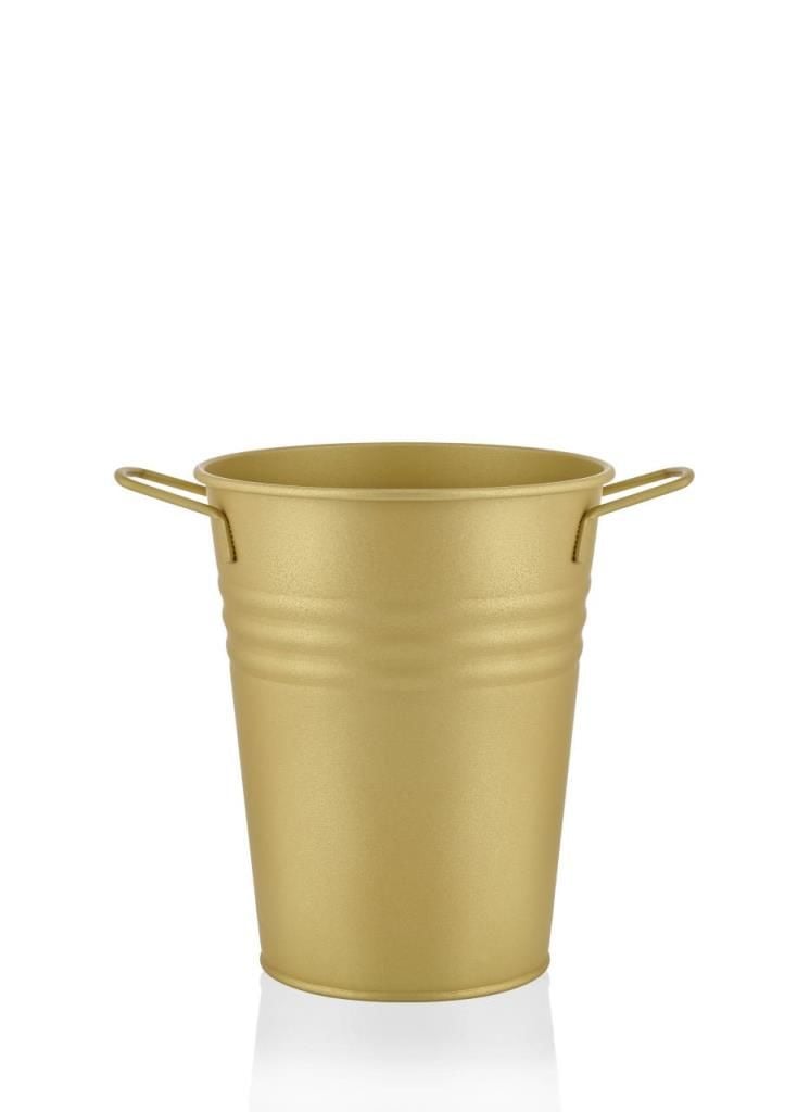 ALTIN GALVENİZ ÇİÇEKLİK 21CM
