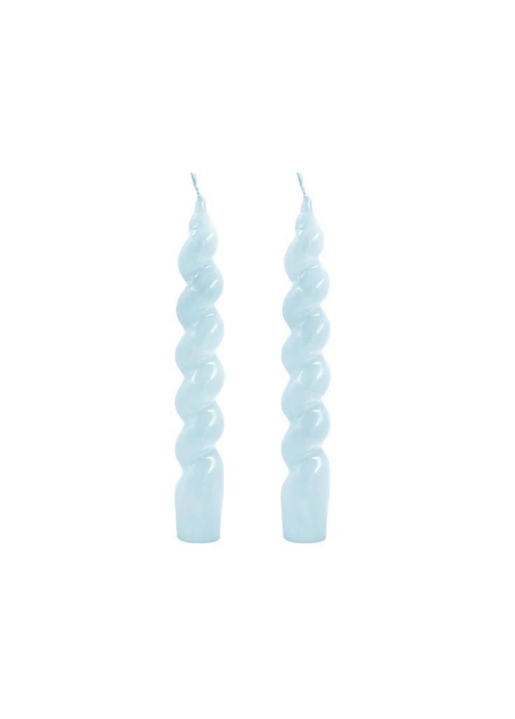 CANDY MAVİ 2'Lİ ŞAMDAN MUM 17CM