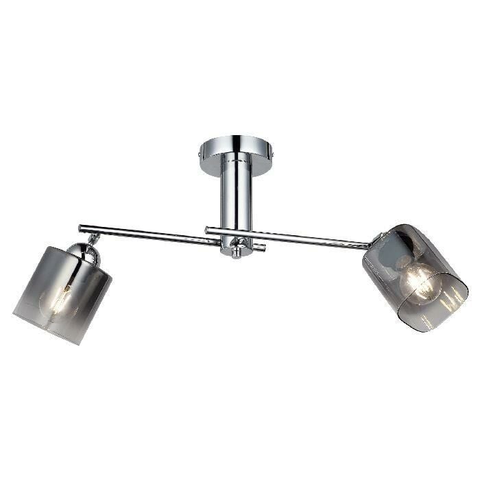 FLAT KROM 2'Lİ PLAFONYER AVİZE