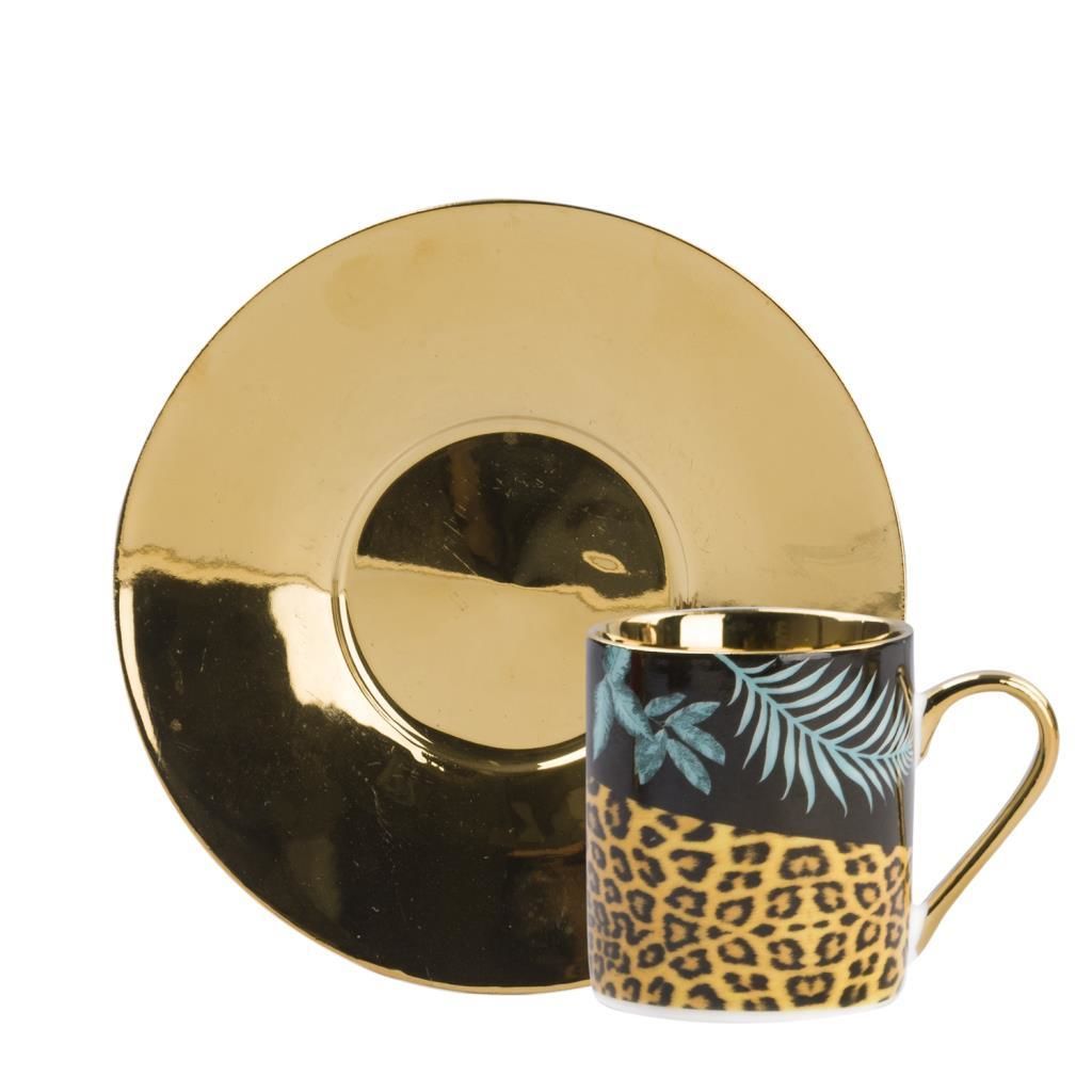 LEOPARD 6 KİŞİLİK TÜRK KAHVESİ FİNCANI