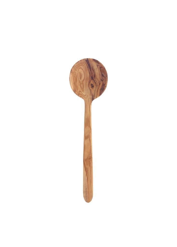 ZEYTİN AĞACI YUVARLAK KAŞIK 30CM