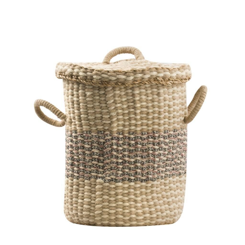 HASIR ÖRGÜ SEPET PUDRA 50CM