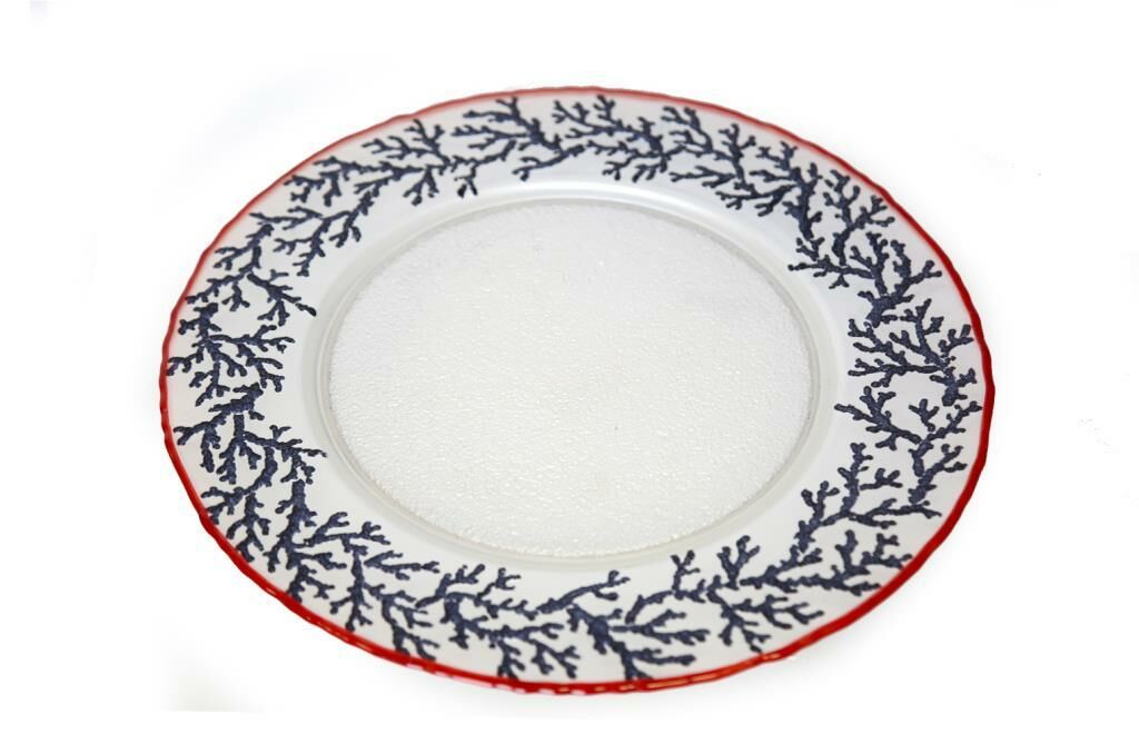 MERJAN PATRIOT BLUE DEKORATİF TABAK 33CM