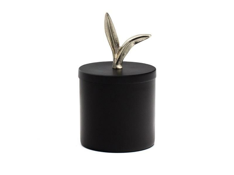 ALTIN GÜMÜŞ METAL YAPRAK KAPAKLI KUTU/DEKOR 22CM