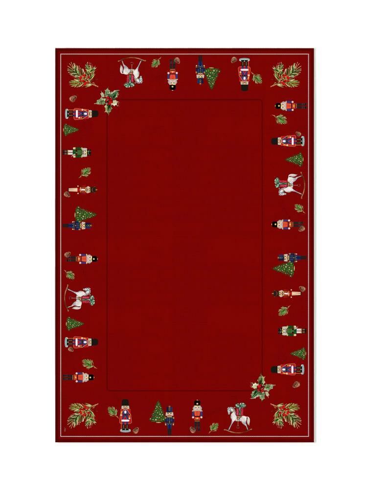 NEW YEAR KIRMIZI MASA ÖRTÜSÜ 220X155CM