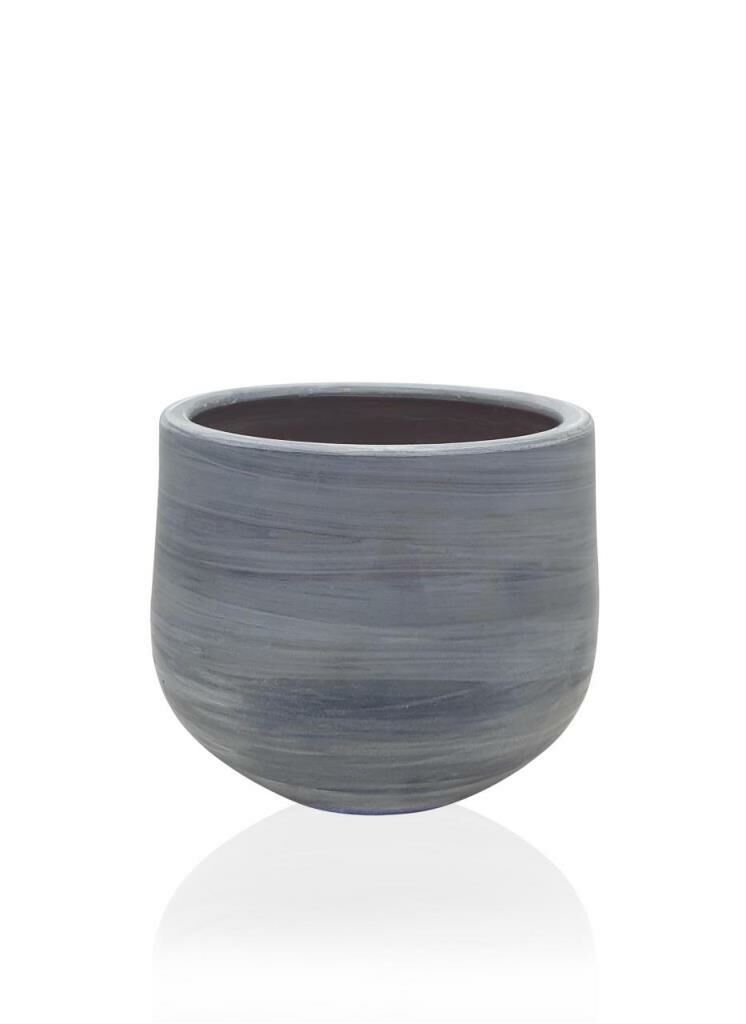 OVAL KİREMİT SAKSI 17X15CM