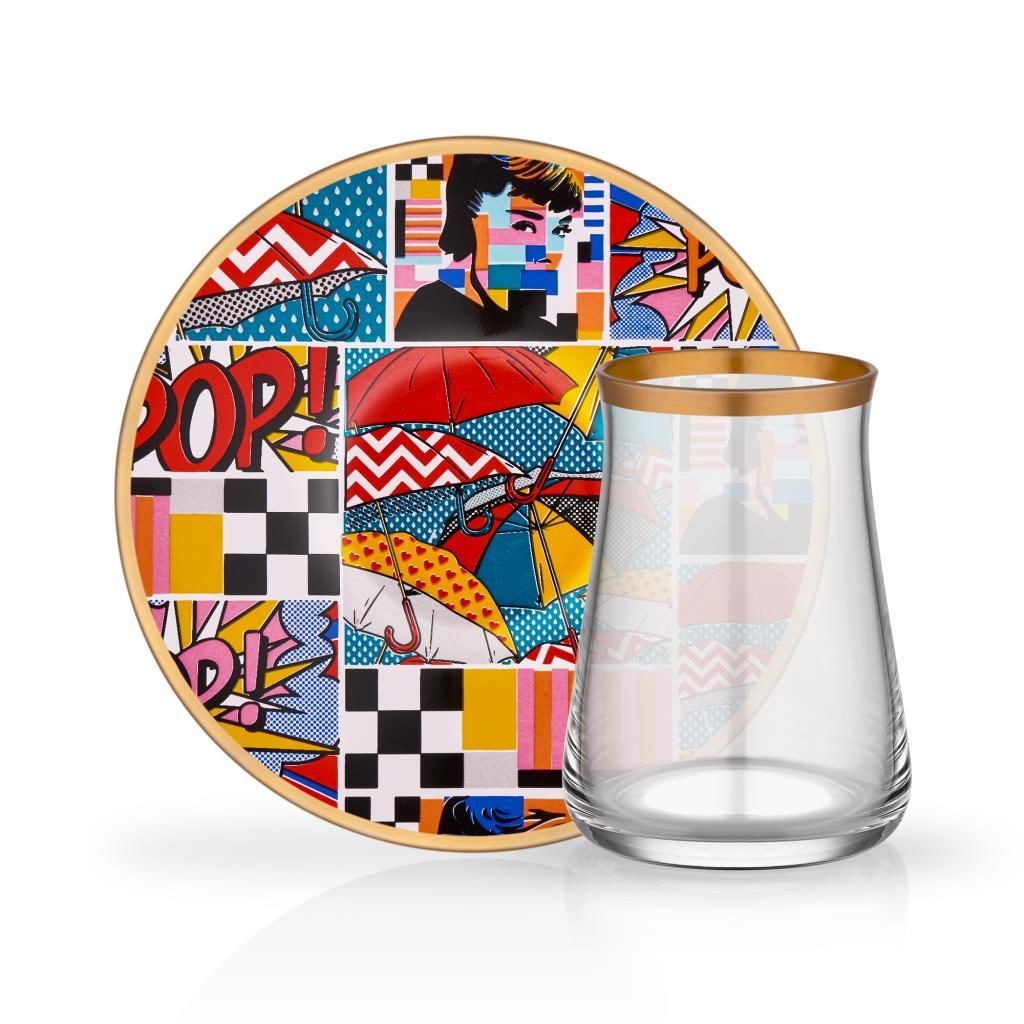POPART 6 KİŞİLİK ÇAY SETİ