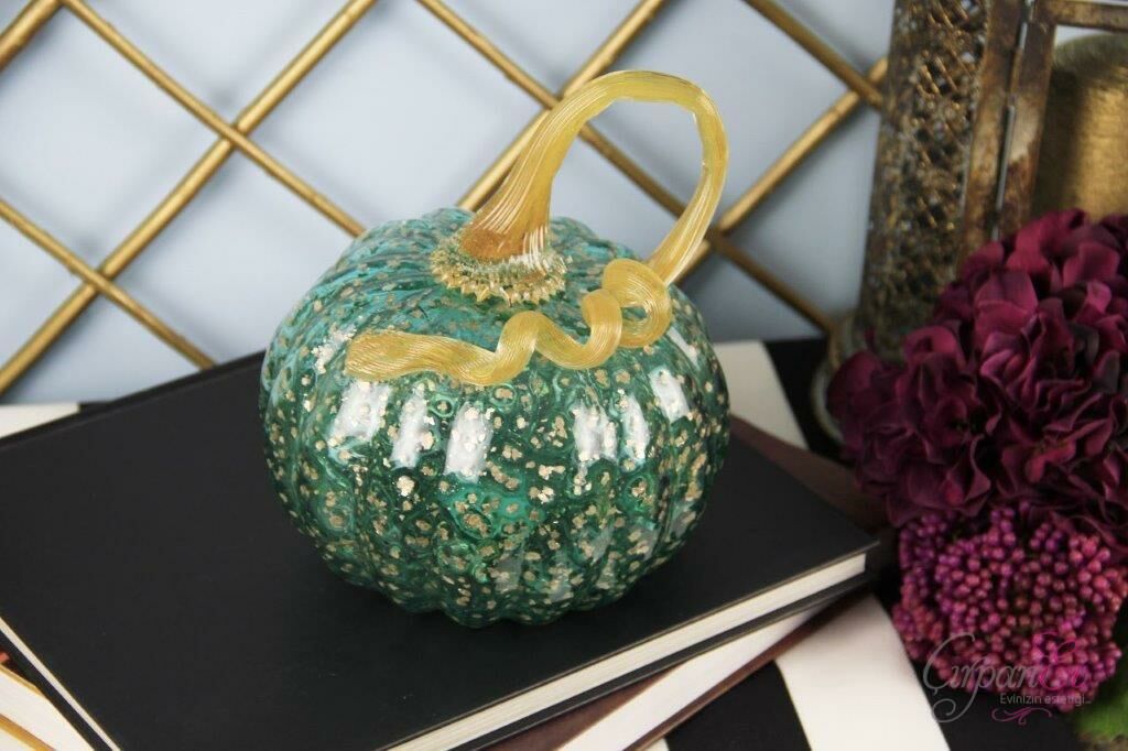 TURKUAZ DEKORATİF BALKABAĞI 18CM