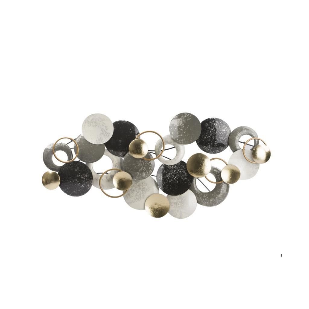 FLAME METAL TABLO 44X93CM