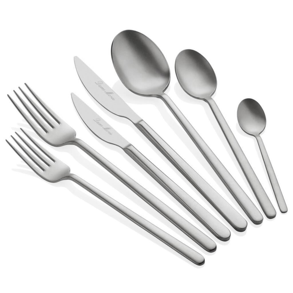 ALLEGRA MAT SILVER 42 PARÇA ÇATAL KAŞIK BIÇAK SETİ