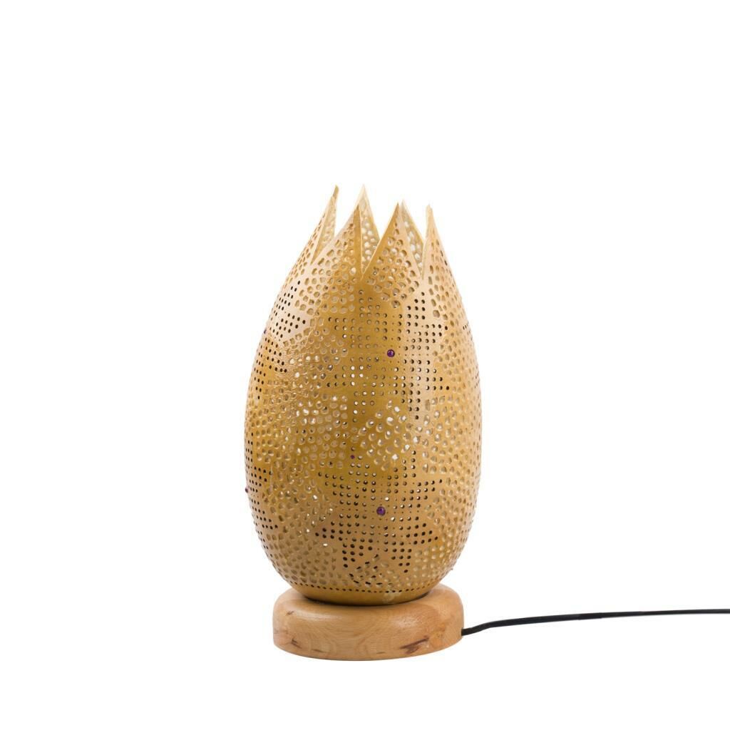SU KABAĞI LALE İŞLEMELİ DEKORATİF AYDINLATMA 37CM