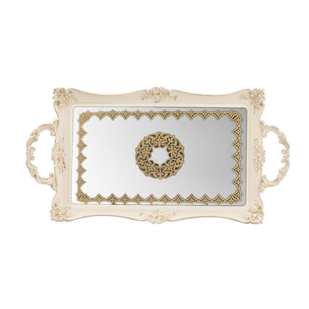 BLANCA KREM ALTIN TEPSİ 51CM