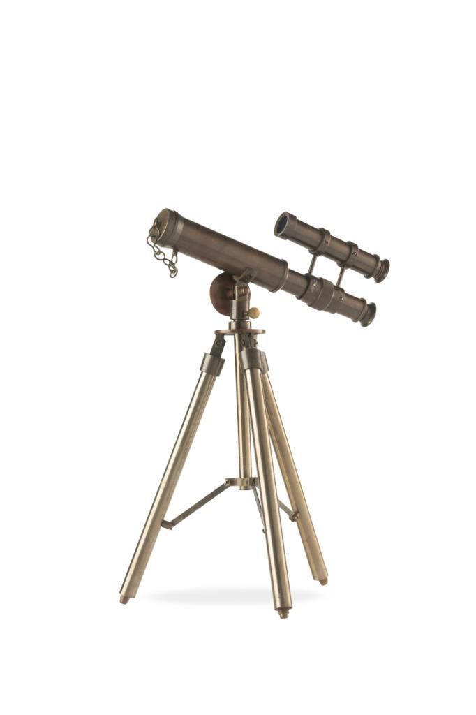 ANTİK GOLD TELESKOP DEKOR 38CM