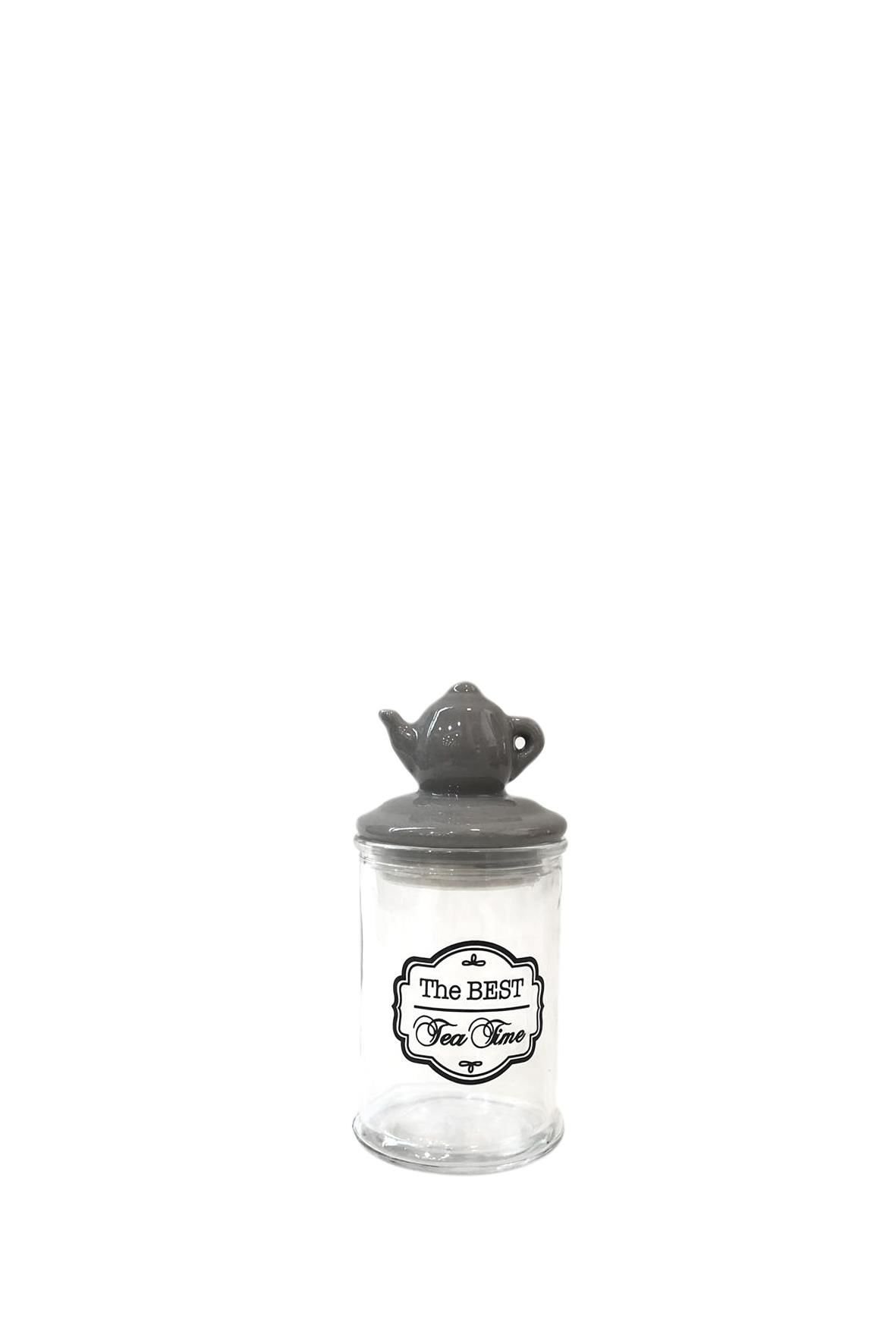 ÇAYDANLIK KAPAKLI CAM KAVANOZ 150ML