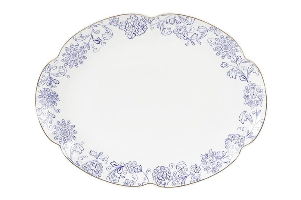 BLUE HERITAGE KAYIK TABAK 35 CM