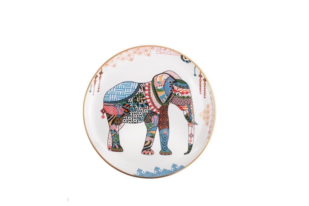 ELEPHANT BEYAZ 6'LI PASTA TABAK 20CM