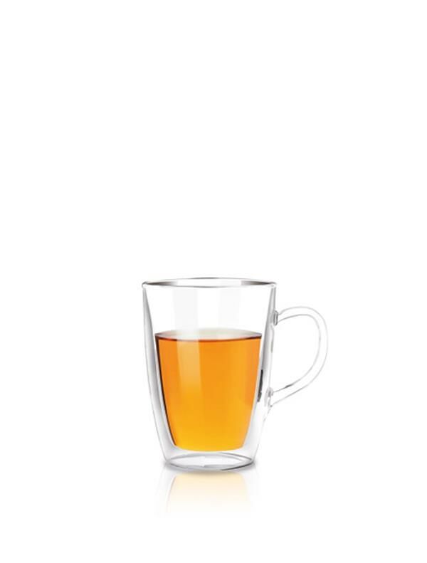 ÇİFT CİDARLI CAM 2 KİŞİLİK KUPA 350ML