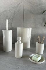 FLORES 5 PARÇA BANYO SETİ BEJ