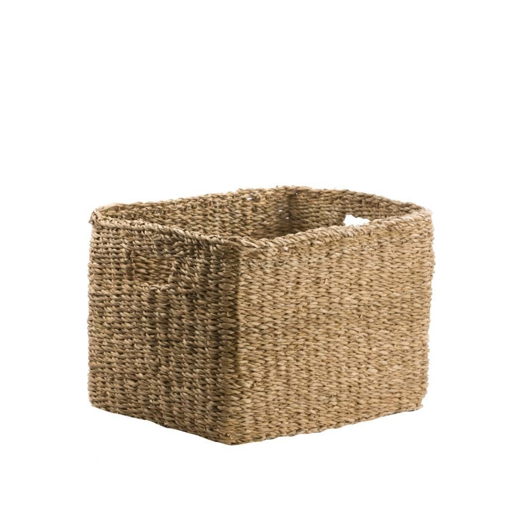 HASIR ÖRME DİKDÖRTGEN SEPET 40x30x28 CM