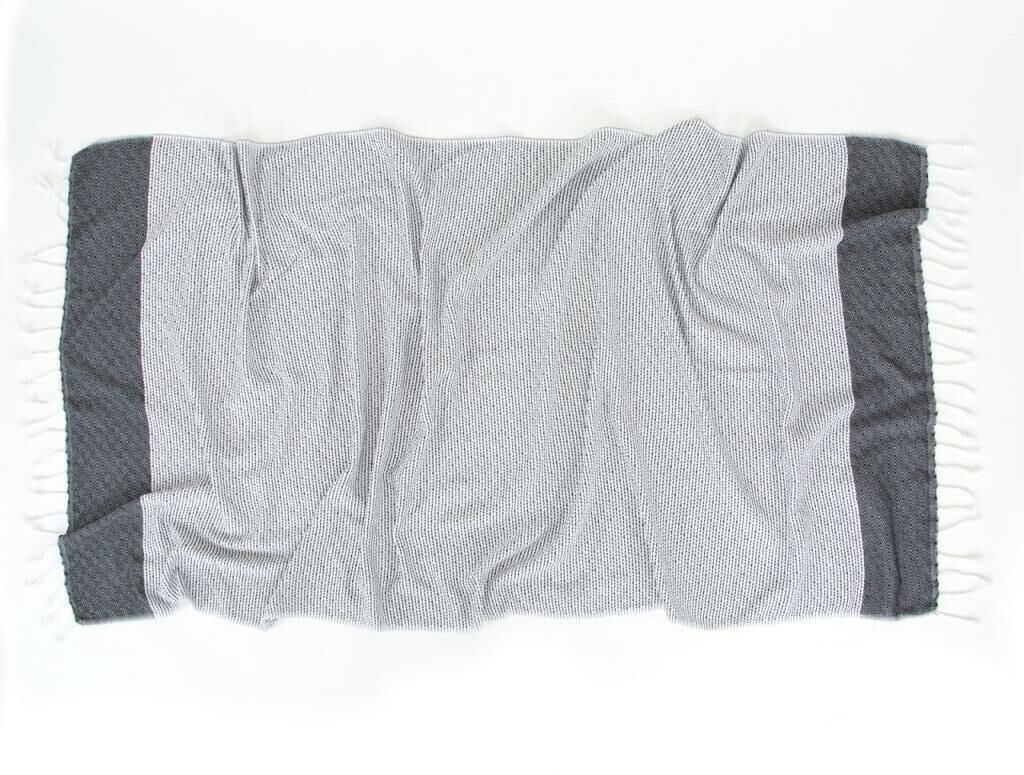 ALAZ KARA TEZGAH PEŞTEMAL SİYAH 90x170CM
