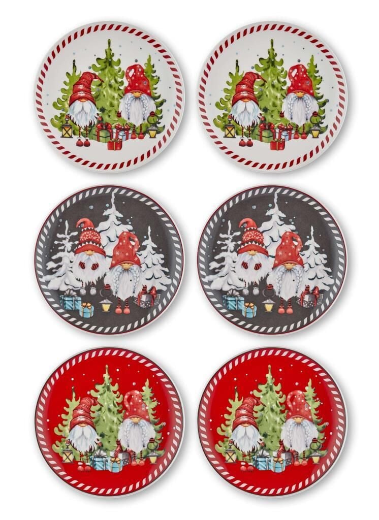 GNOMES 6'LI SERVİS TABAK 26CM