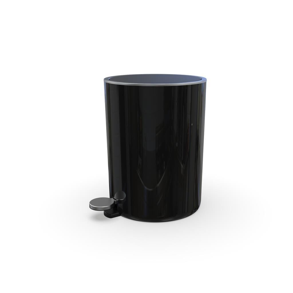 LENOX PEDALLI ÇÖP KOVASI SİYAH 5LT