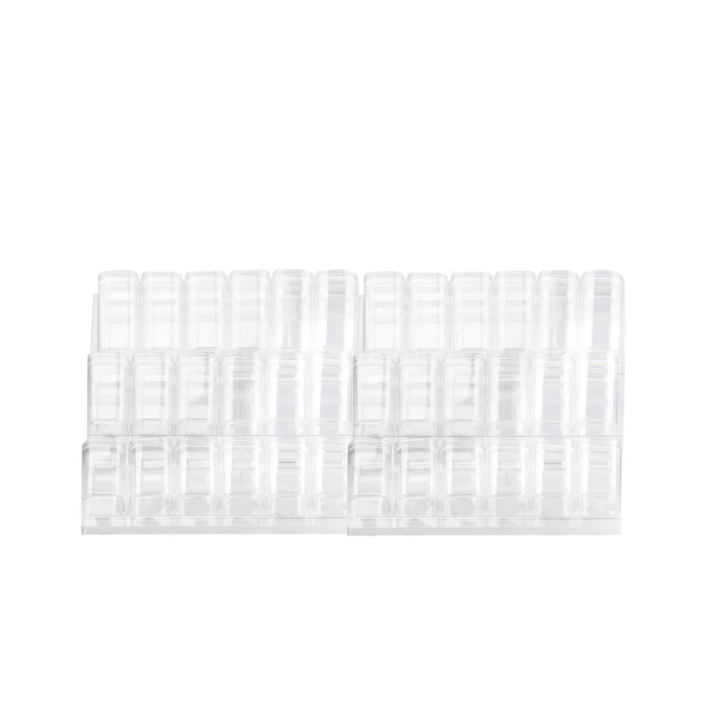 PLEXI AYARLANABİLİR ÇEKMECE İÇİ DÜZENLEYİCİ/BAHARAT STANDI VE 36 ADET KAVANOZ