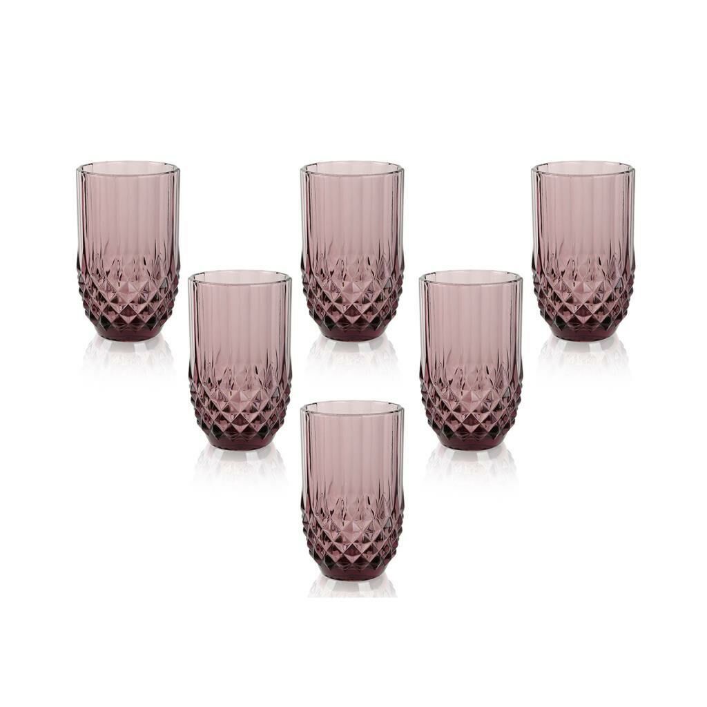 PURE BORDO 6 KİŞİLİK BARDAK
