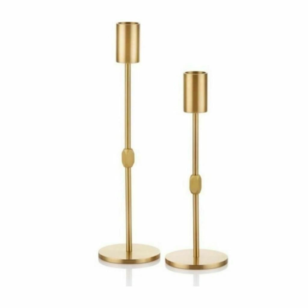 BRASS PİRİNÇ 2'Lİ ŞAMDAN