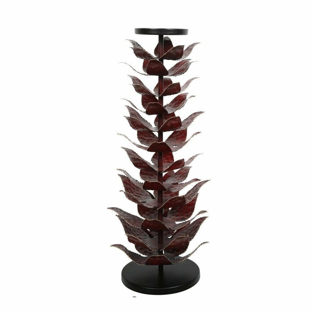 METAL BORDO YAPRAK YER MUMLUK