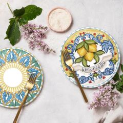 LIMONCELLO 6'LI PASTA TABAK 19CM