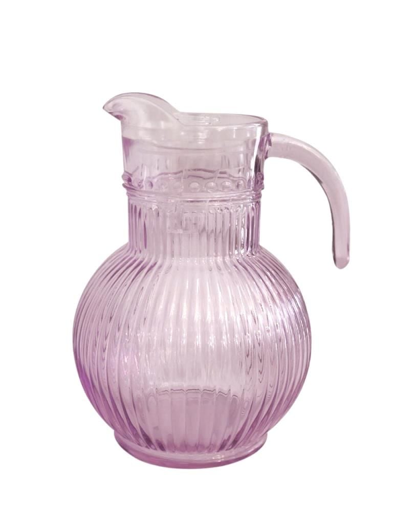 PEMBE KAPAKLI CAM SÜRAHİ