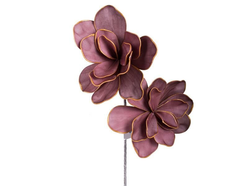 ANEMON BORDO ALTIN SARILI YAPAY ÇİÇEK 71CM