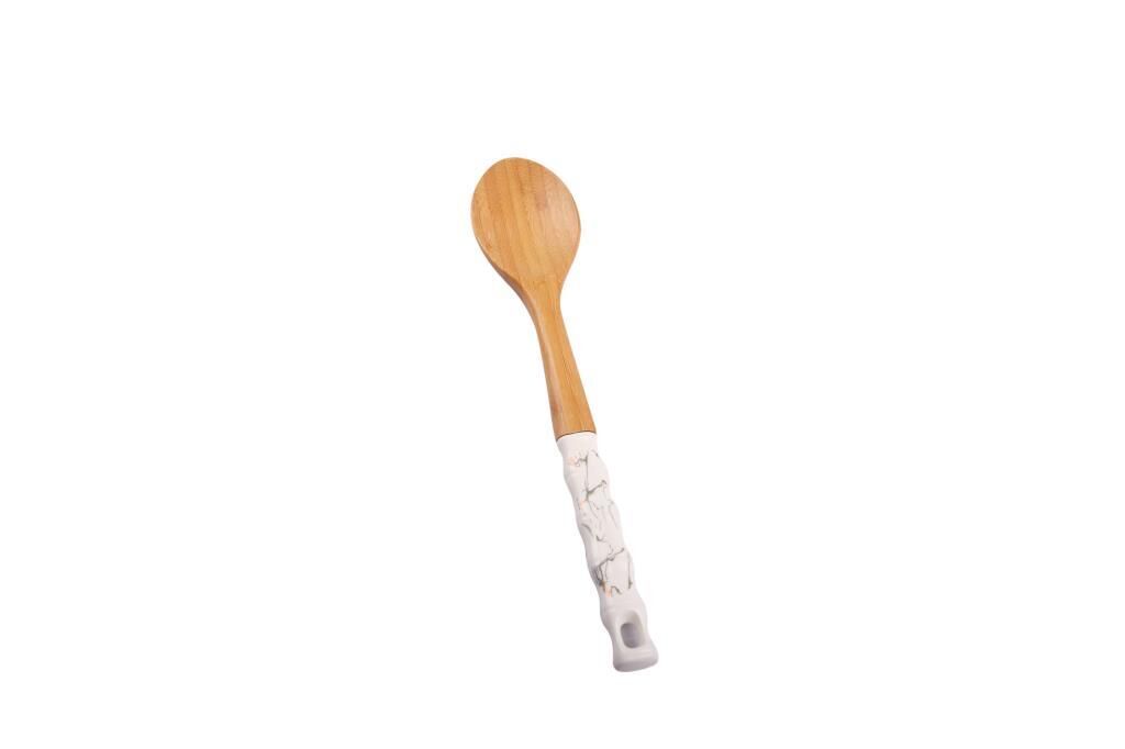 BEYAZ MERMER YASSI KAŞIK 32CM