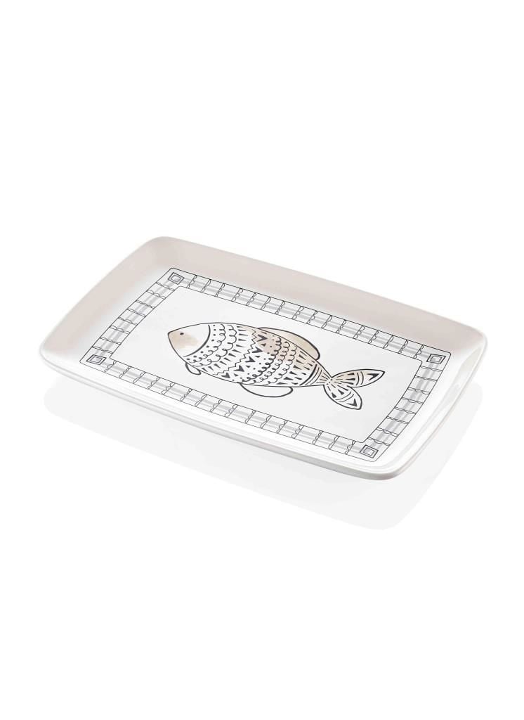 WISH DİKDÖRTGEN SERVİS TABAK 34X25CM