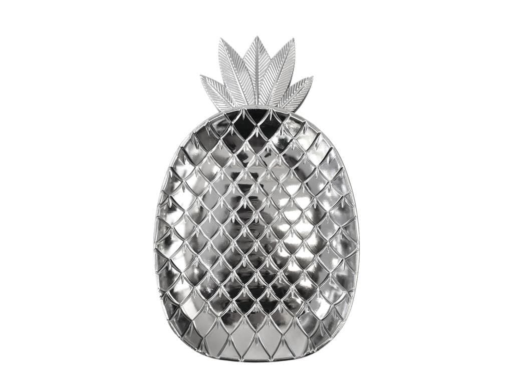GÜMÜŞ ANANAS TABAK/DEKOR 39CM
