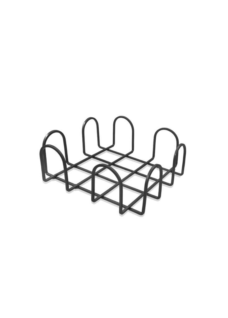 METAL SİYAH EKMEK SEPETİ 21X8CM