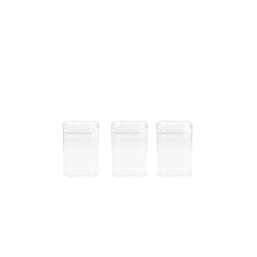 ŞEFFAF 3'LÜ SAKLAMA KABI 300ML