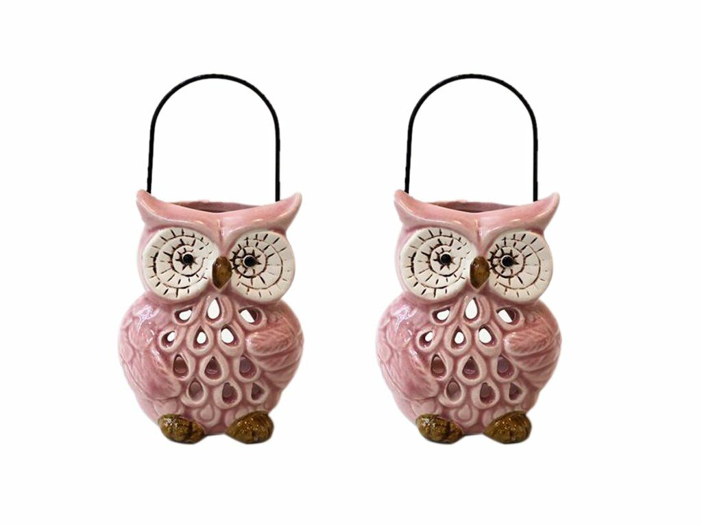 2'Lİ BAYKUŞ MUMLUK PEMBE