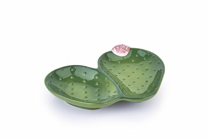 KAKTÜS 2 BÖLMELİ TABAK 19CM