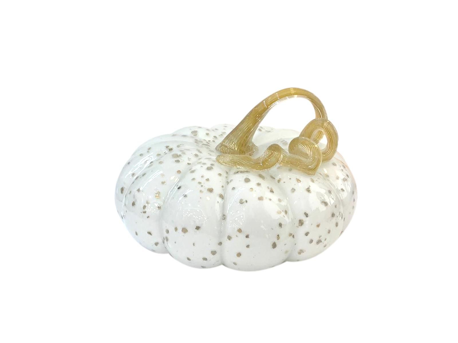 BEYAZ ALTIN DEKORATİF BALKABAĞI 22CM