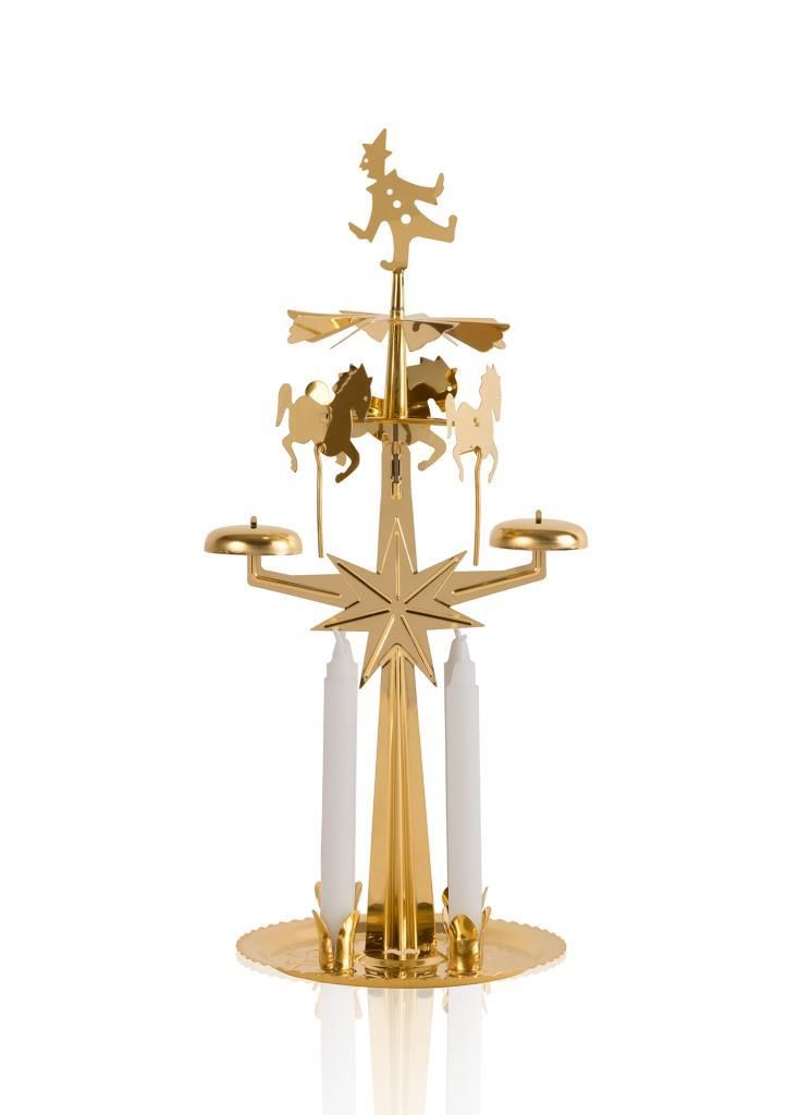 GOLD ATLI KARINCA MUMLUK 32CM