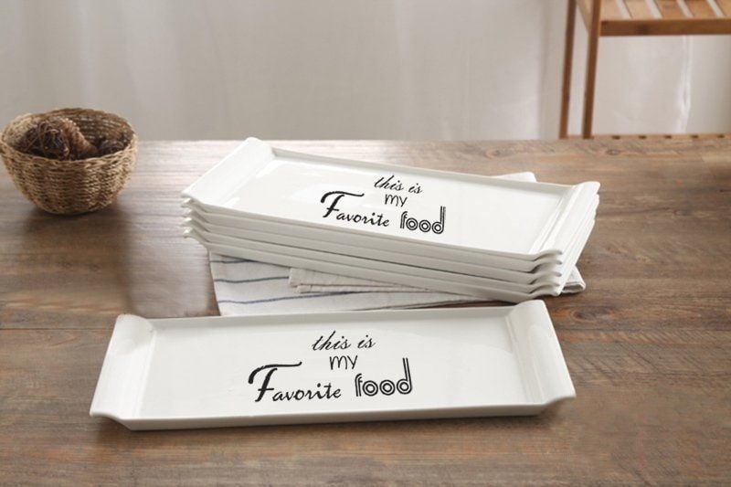POPART FAVORITE FOOD DİKDÖRTGEN TABAK/TEPSİ