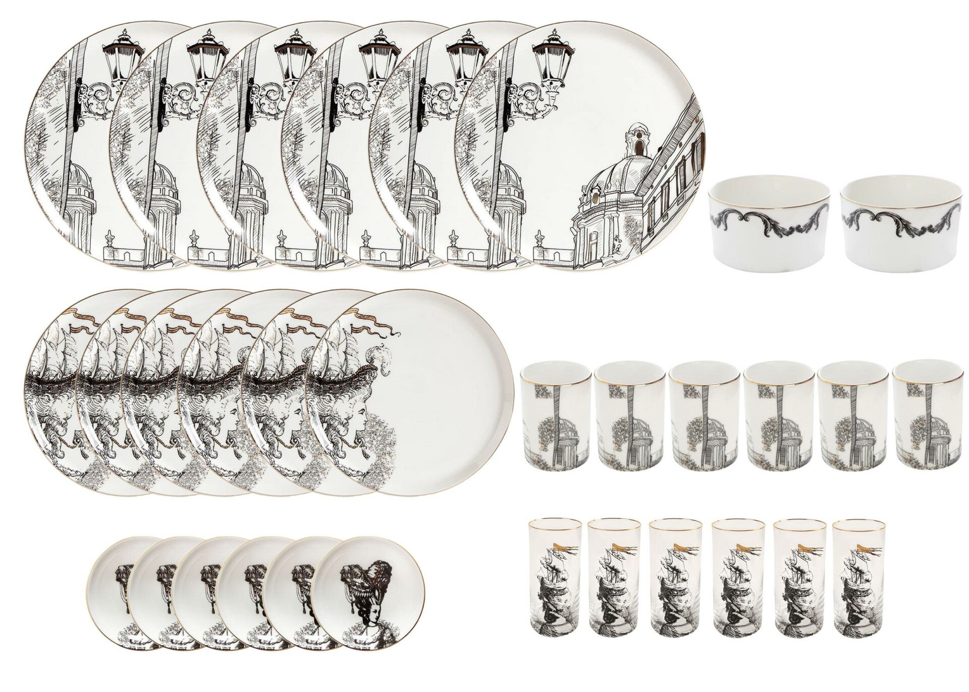 MARIE ANTOINETTE 32 PARÇA SET