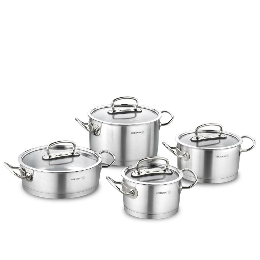 1147 PROLINE 8 PARÇA TENCERE SETİ INOX