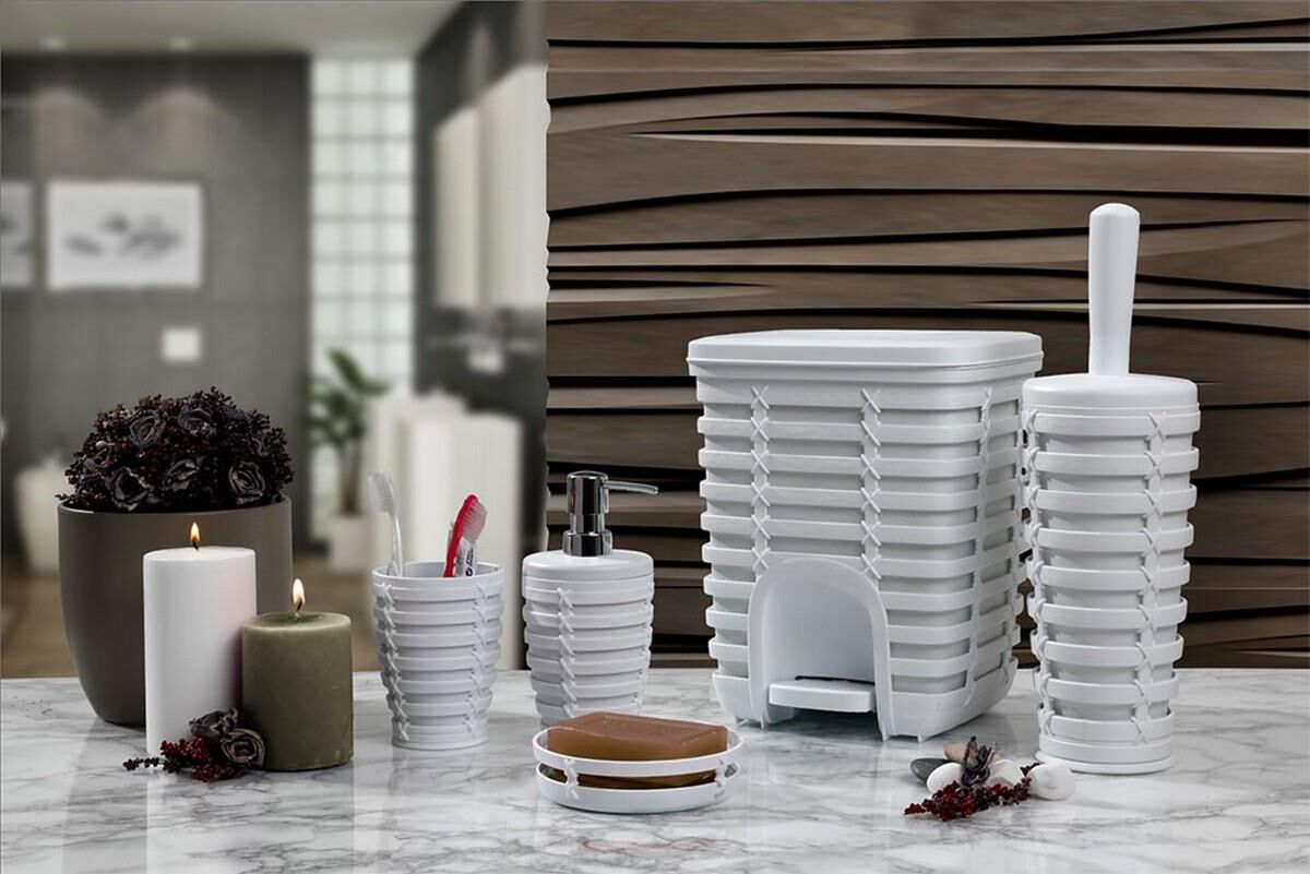 PALM BEYAZ BANYO SETİ