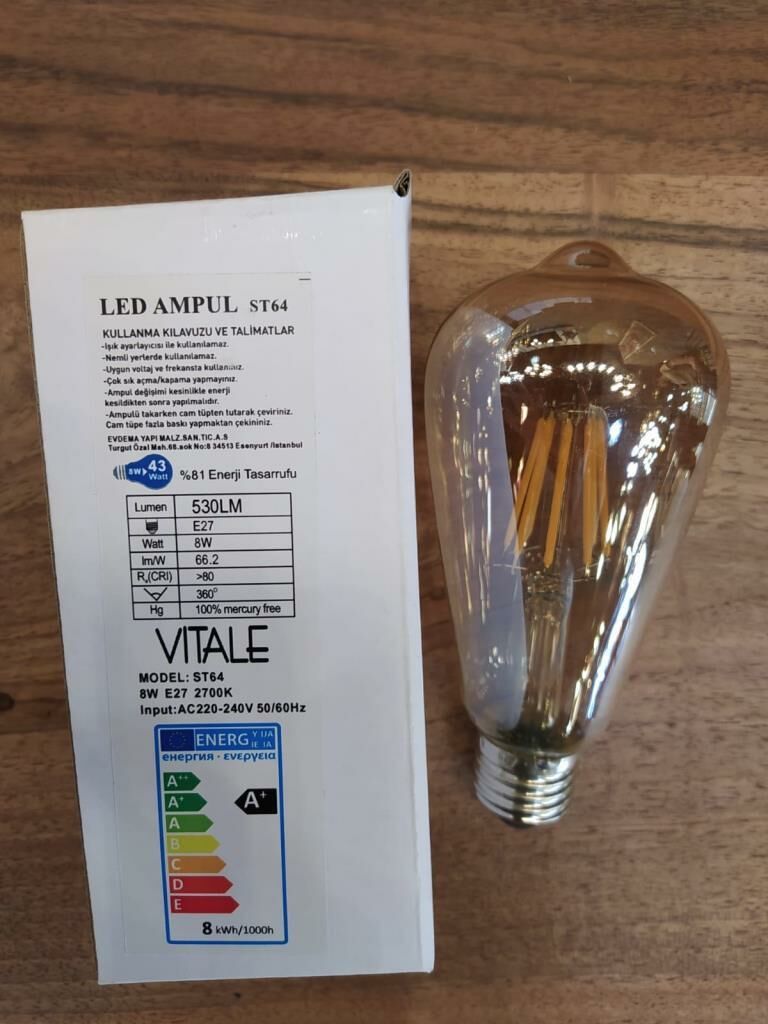 AMPÜL E27 2700K-RC