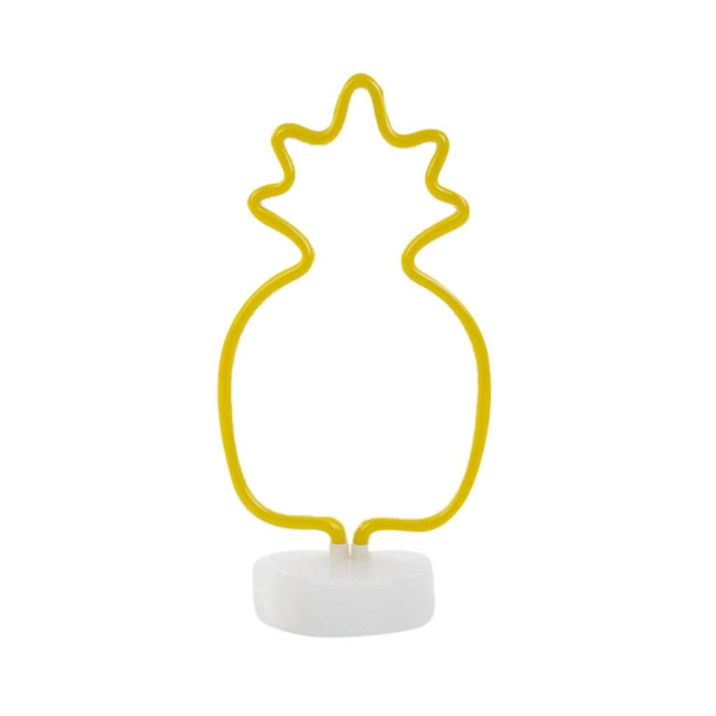 NEON IŞIKLI ANANAS DEKOR