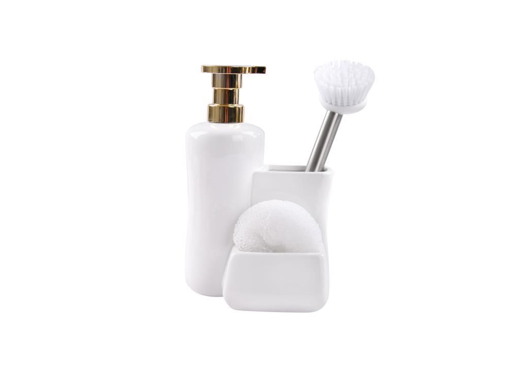 BEYAZ SIVI SABUNLUK SET