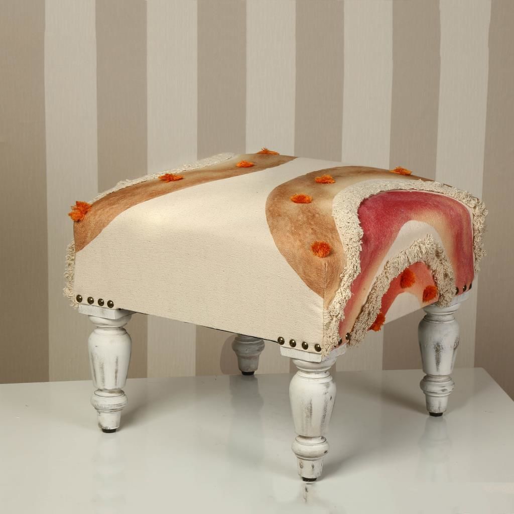 PEMBE OTANTİK PUF 40X35X40CM